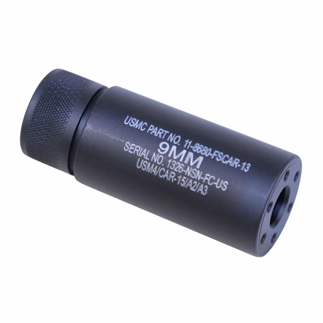 Guntec USA AR-15 3in Fake Suppressor w/Laser Engraved Black - Guntec Usa
