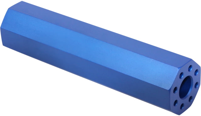 Guntec USA AR-15 4.5in Octagonal Fake Suppressor Anodized Blue - Guntec Usa