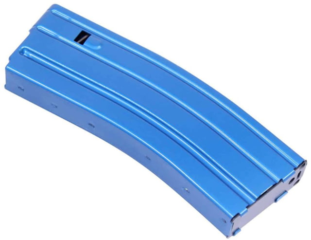 tec USA AR-15 5.56mm 30 Round Rifle Magazine W/Anti-Tilt Follower Anodized Blue Ammo