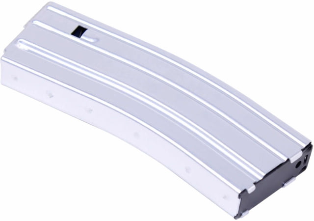 tec USA AR-15 5.56mm 30 Round Rifle Magazine W/Anti-Tilt Follower Anodized Clear Ammo