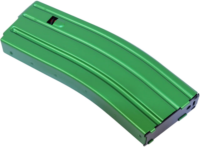 tec USA AR-15 5.56mm 30 Round Rifle Magazine W/Anti-Tilt Follower Anodized Irish Green Ammo
