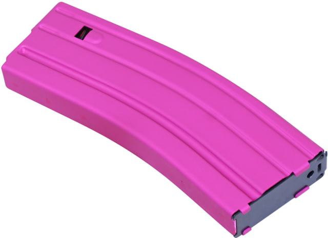 Guntec USA AR-15 5.56mm 30 Round Rifle Magazine w/Anti-Tilt Follower Anodized Pink - Guntec Usa