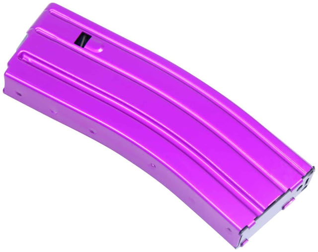 tec USA AR-15 5.56mm 30 Round Rifle Magazine W/Anti-Tilt Follower Anodized Purple Ammo