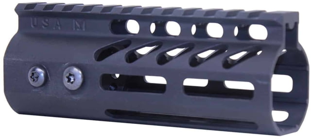 USED Guntec USA AR-15 5in Ultra Lightweight Thin M-LOK Free Floating Handguard w/ Monolithic Top Rail Anodized Black GT-5MLK EDEMO3 Used Condition - Guntec Usa