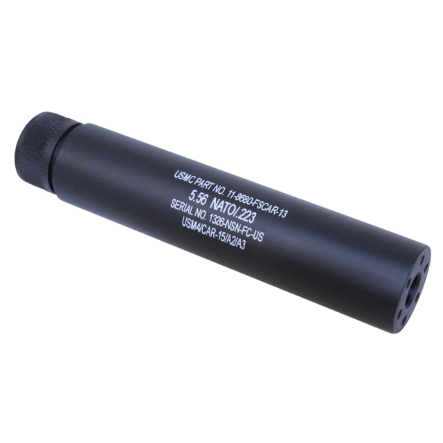 EDEMO Guntec USA AR-15 6.0'' Fake Suppressor Anodized Black 6.0FAKE-AR EDEMO2 - Guntec Usa