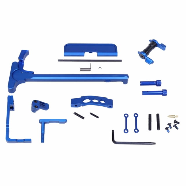 Guntec USA AR-15 Accent Kit Anodized Blue - Guntec Usa