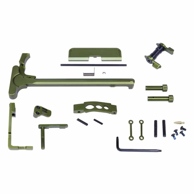 Guntec USA AR-15 Accent Kit Anodized Green - Guntec Usa