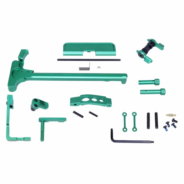 Guntec USA AR-15 Accent Kit Anodized Irish Green - Guntec Usa