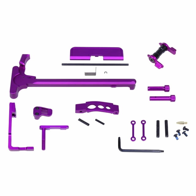 Guntec USA AR-15 Accent Kit Anodized Purple - Guntec Usa