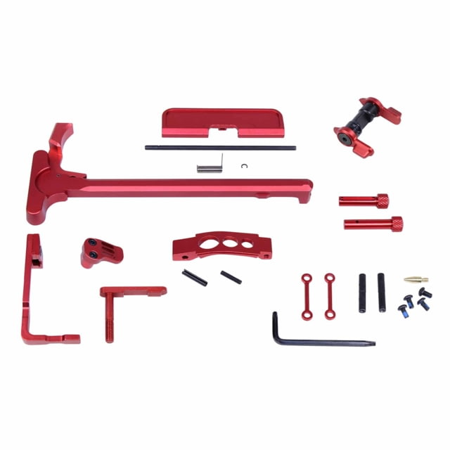 Guntec USA AR-15 Accent Kit Anodized Red - Guntec Usa