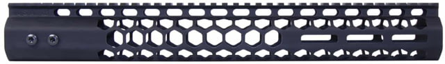 Guntec USA AR-15 Air Lite Series Honeycomb M-LOK Free Floating Handguard w/ Monolithic Top Rail Anodized Black - Guntec Usa