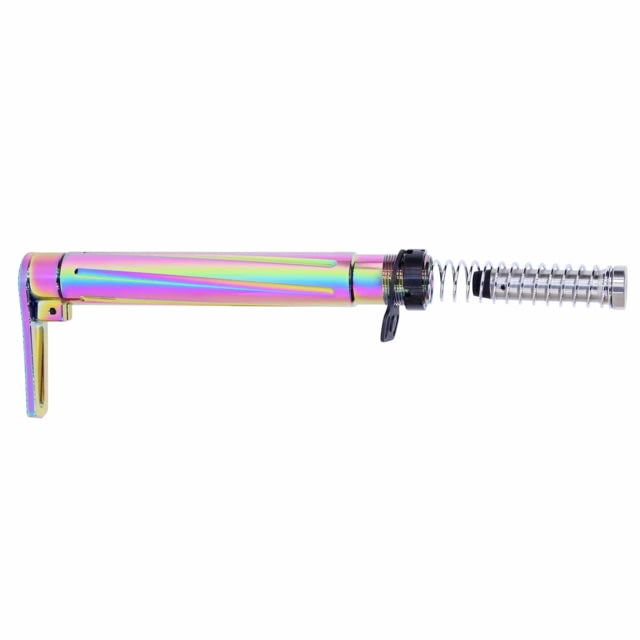 Guntec USA AR-15 Airlite Series Minimalist Stock Rainbow PVD - Guntec Usa