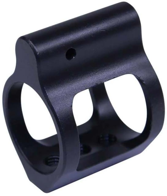 Guntec USA AR-15 Airlite Series Skeletonized Steel Low Profile Gas Block Black Nitride - Guntec Usa