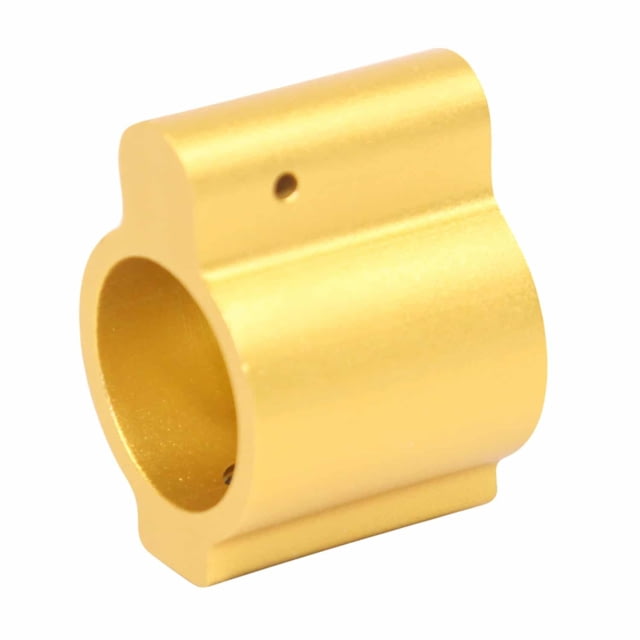 Guntec USA AR-15 Aluminum Low Profile .750 Gas Block Anodized Gold - Guntec Usa