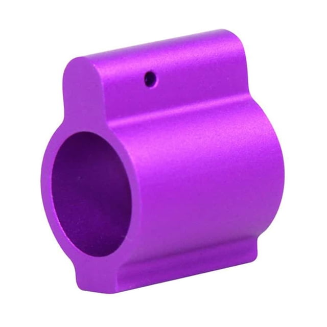 Guntec USA AR-15 Aluminum Low Profile .750 Gas Block Anodized Purple - Guntec Usa