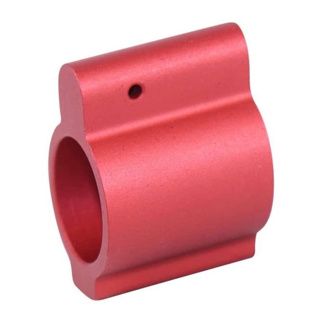 Guntec USA AR-15 Aluminum Low Profile .750 Gas Block Anodized Red - Guntec Usa