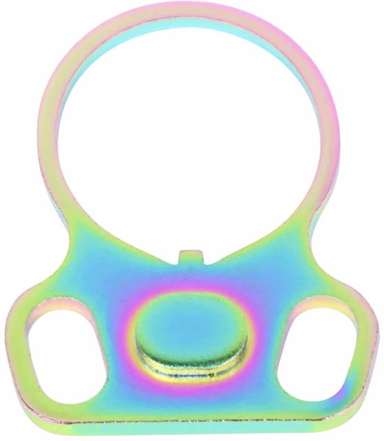 Guntec Usa Ar-15 Ambi Single Point Sling Adapter Rainbow Pvd Double-Egg-Rpvd - Guntec Usa