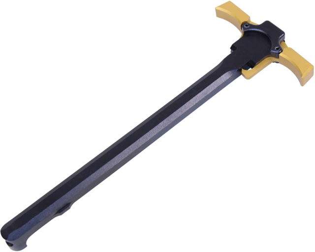 Guntec USA AR-15 Ambidextrous Quick Engage Charging Handle Anodized Black/Gold - Guntec Usa