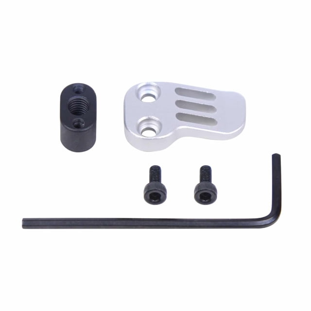 Guntec USA AR-15 / AR-308 Extended Mag Catch Paddle Release Anodized Clear - Guntec Usa