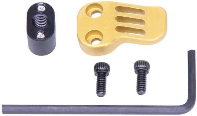 Guntec USA AR-15 / AR-308 Extended Mag Catch Paddle Release Anodized Gold - Guntec Usa
