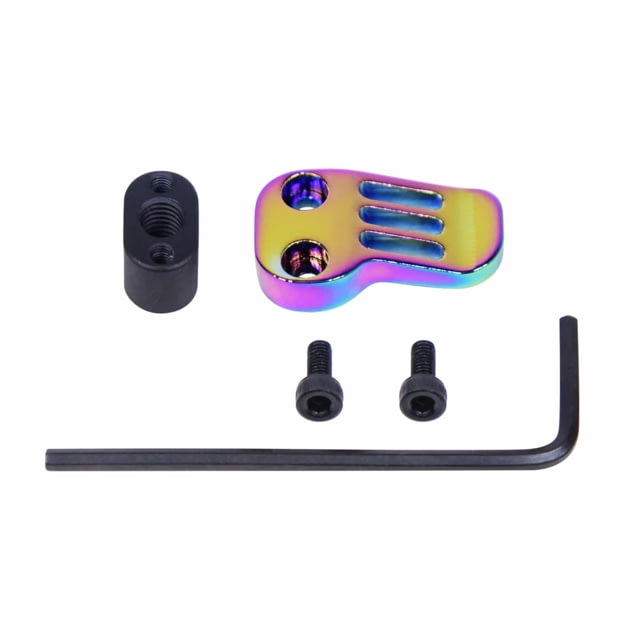 Guntec USA AR-15 / AR-308 Extended Mag Catch Paddle Release Rainbow Pvd - Guntec Usa
