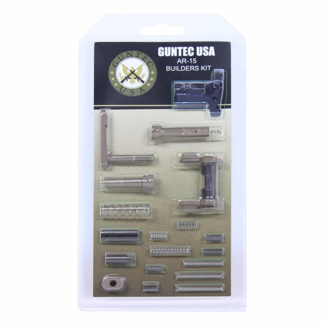 Guntec USA AR-15 Builders Kit w/Ambidextrous Safety Cerakote FDE - Guntec Usa