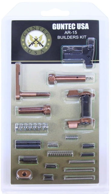 Guntec USA AR-15 Builders Kit w/Ambidextrous Safety Bronze - Guntec Usa