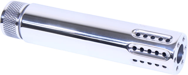 Guntec USA AR-15 Cal Slip Over Barrel Shroud With Multi Port Muzzle Brake High Polished Aluminium - Guntec USA