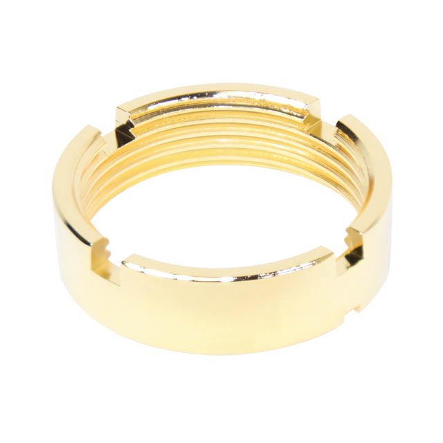 Guntec USA AR-15 Castle Nut For Car/M4 Buffer Tube 24K Gold Plated - Guntec Usa
