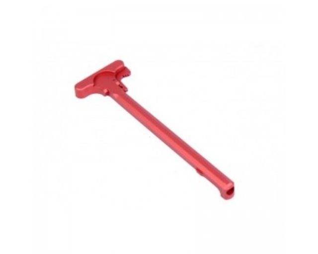 Guntec USA AR-15 Charging Handle w/Mil-Spec Latch T6 6061 Aluminum Red Anodized - Guntec Usa