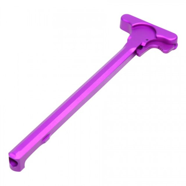 Guntec USA AR-15 Charging Handle w/Mil-Spec Latch T6 6061 Aluminum Anodized Purple - Guntec Usa