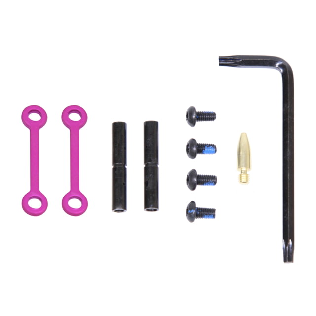 Guntec USA AR-15 Complete Anti-Rotation Trigger/Hammer Pin Set Anodized Pink - Guntec Usa