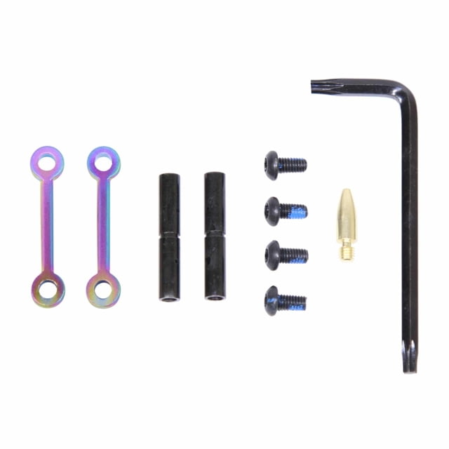 Guntec USA AR-15 Complete Anti-Rotation Trigger/Hammer Pin Set Matte Rainbow Pvd Coated - Guntec Usa