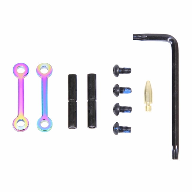Guntec USA AR-15 Complete Anti-Rotation Trigger/Hammer Pin Set Rainbow Pvd - Guntec Usa