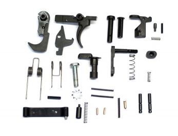 Guntec USA AR-15 Complete Lower Parts Kit No Pistol Grip - Guntec Usa