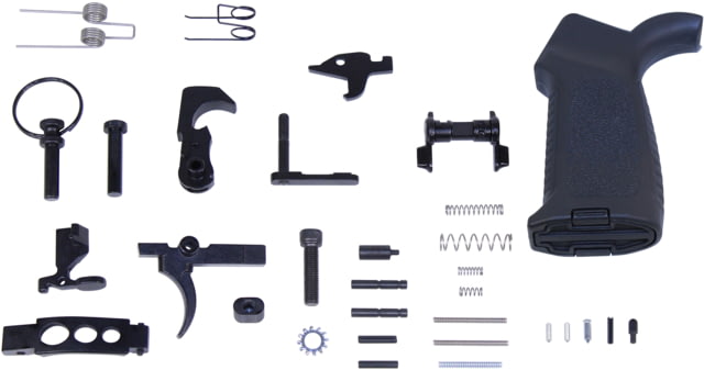 Guntec USA AR-15 Enhanced Lower Parts Kit w/Ergonomic Neoprene Pistol Grip - Guntec Usa