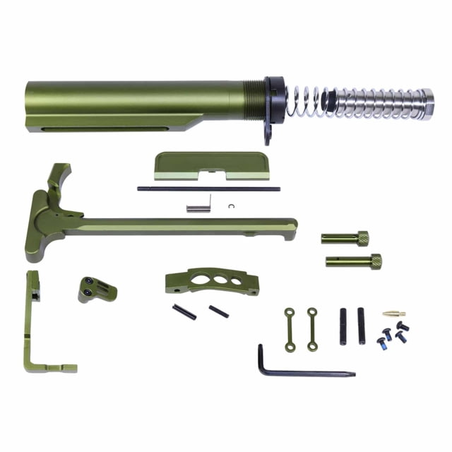 Guntec USA AR-15 Essentials Kit Anodized Green - Guntec Usa