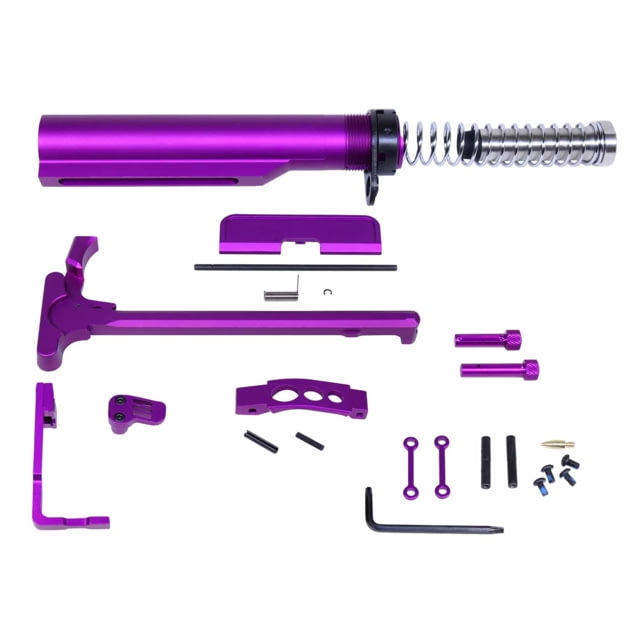 Guntec USA AR-15 Essentials Kit Anodized Purple - Guntec Usa