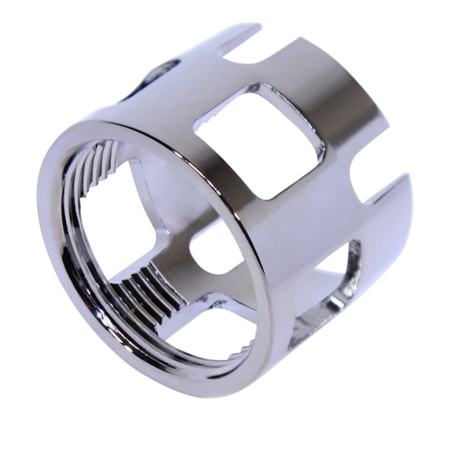 Guntec USA AR-15 Extreme Duty Wide Castle Nut For Car/M4 Buffer Tube Black Chrome - Guntec Usa