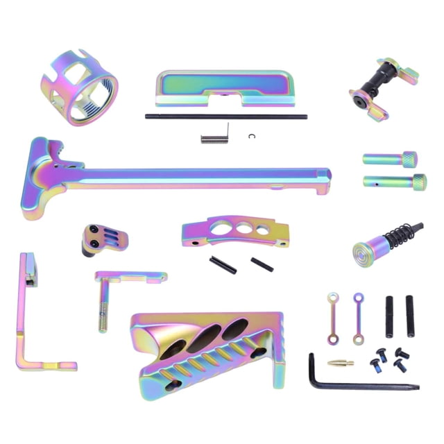 Guntec USA AR-15 Finishing Kit Matte Rainbow Pvd Coated - Guntec Usa