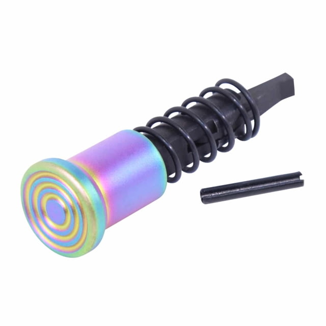 Guntec USA AR-15 Forward Assist Assembly Matte Rainbow Pvd Coated - Guntec Usa