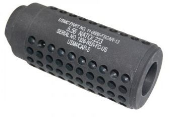 Guntec USA AR-15 Gen 2 Micro Reverse Thread Slip Over Socom Style Fake Suppressor .223cal Black - Guntec Usa