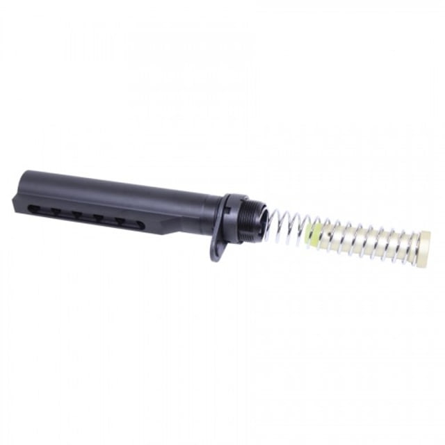 Guntec USA AR-15 Gen 2 Mil-Spec Buffer Tube Set w/Notch Cut Out For Buffer Black - Guntec Usa