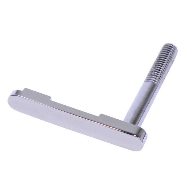 Guntec USA AR-15 Mag Catch Lever Black Chrome - Guntec Usa