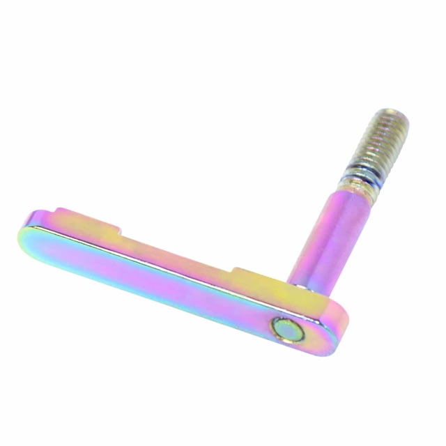Guntec USA AR-15 Mag Catch Lever Rainbow PVD - Guntec Usa