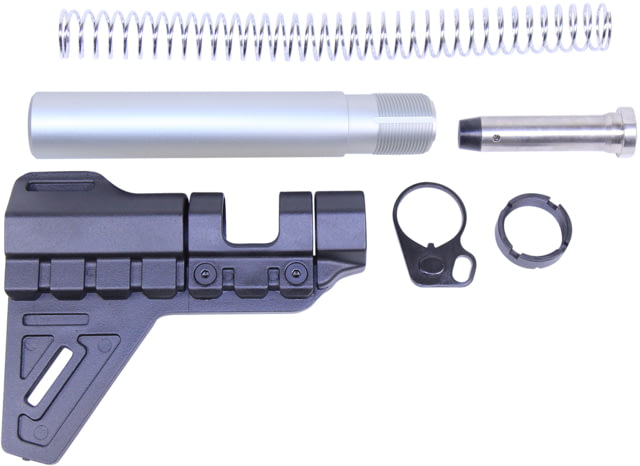 Guntec USA AR-15 Micro Breach Pistol Brace Kit Anodized Clear - Guntec Usa