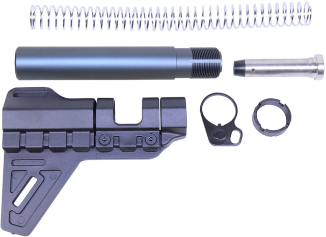 Guntec USA AR-15 Micro Breach Pistol Brace Kit Anodized Grey - Guntec Usa