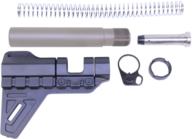 Guntec USA AR-15 Micro Breach Pistol Brace Kit Cerakote Flat Dark Earth - Guntec Usa