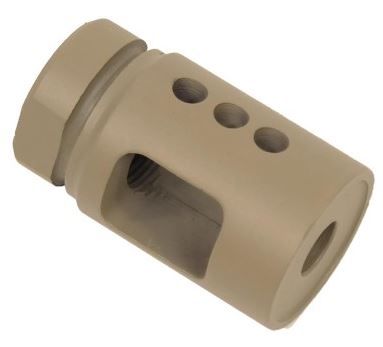 Guntec USA AR-15 Micro Comp Steel Compensator Cerakote Flat Dark Earth - Guntec Usa