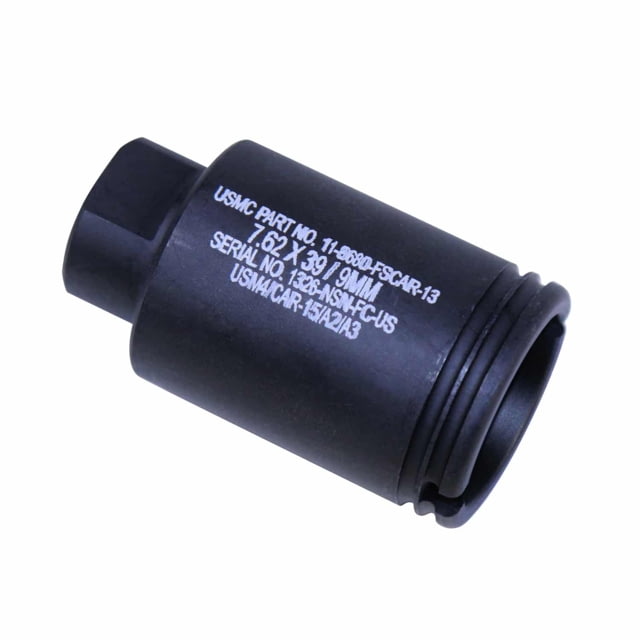 Guntec USA AR-15 Micro Flash Can 9mm 1/2X36 Anodized Black - Guntec Usa